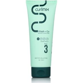 CurlMix Moisturizer for Curly Hair - Travel Size Sample 3.4 oz - Castor Oil Softens & Hydrates Hair - Heavy Hold - Fragrance-Free in Saudi Arabia