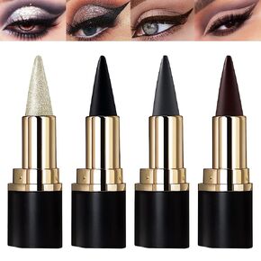 M 4 Colors Gel Eyeliner Set, Eyeliner Pencils, delineador de ojos contra el agua, Easy to Use, Eye Makeup for Women (4 Colors)