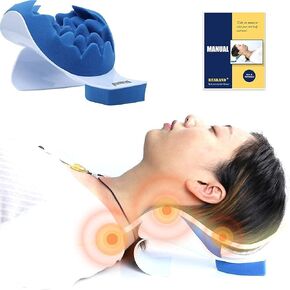 REARAND® Neck and Shoulder Relaxer,Neck Pain Relief,Tension Headache Relief,Neck Support,Neck Traction Pillow Chiropractic Pillow and Cervical Spine Alignment,TMJ in Saudi Arabia