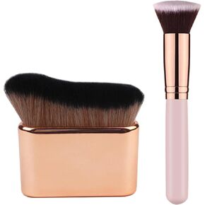 Body Makeup Brush Sunscreen Applicator for Kids Kabuki Foundation Brush Self Tanner Brush for Body Face Leg Makeup