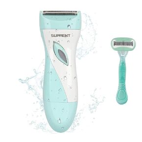 Electric Razor for Women SUPRENT Electric Shaver for Women, Waterproof Ladies Electric Shaver, Noise Reduction Ladies Shaver for Legs and Underarmsand, Use Wet and Dry, USB Rechargeable in Kuwait