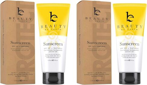 مجموعة واقية من الشمس معدنية - واقي من الشمس للوجه بعامل حماية من الشمس 20 وغسول واقي من الشمس للجسم بعامل حماية من الشمس 25، واقي من الشمس بأكسيد الزنك، واقي من الشمس صديق للشعاب المرجانية، واقي من الشمس أثناء السفر وواقي من الشمس للوجه، واقي من الشمس را in Kuwait