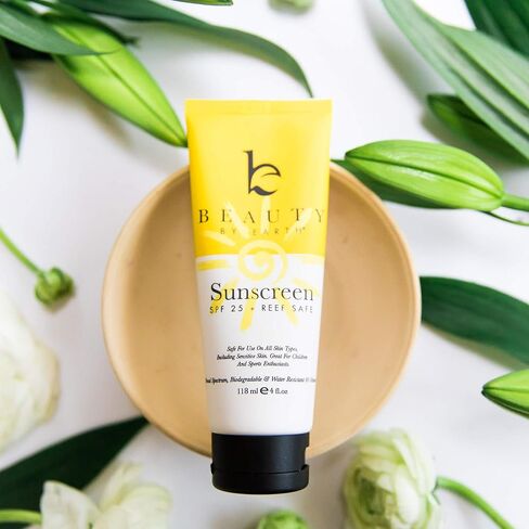 مجموعة واقية من الشمس معدنية - واقي من الشمس للوجه بعامل حماية من الشمس 20 وغسول واقي من الشمس للجسم بعامل حماية من الشمس 25، واقي من الشمس بأكسيد الزنك، واقي من الشمس صديق للشعاب المرجانية، واقي من الشمس أثناء السفر وواقي من الشمس للوجه، واقي من الشمس را in Kuwait