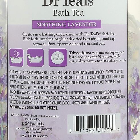 صابون الاستحمام باللافندر المهدئ من دكتور تيلز - 3 أونصة، عبوة من 1 in Kuwait