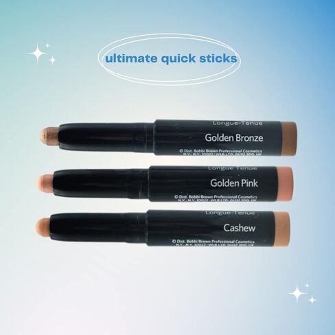 Bobbi Brown Out All Night Mini Long-Wear Cream Shadow Gift Set:: Cashew, Golden Pink, and Golden Bronze in Kuwait