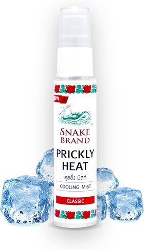 Snake Brand Cooling Mist Direct Effect Instant Cool Down Body، رائحة أصلية كلاسيكية، 1.1 أونصة (30 مل) - رذاذ الجسم للاستخدام اليومي in Kuwait