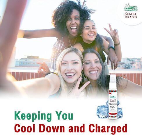 Snake Brand Cooling Mist Direct Effect Instant Cool Down Body، رائحة أصلية كلاسيكية، 1.1 أونصة (30 مل) - رذاذ الجسم للاستخدام اليومي in Kuwait