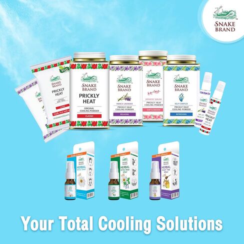 Snake Brand Cooling Mist Direct Effect Instant Cool Down Body، رائحة أصلية كلاسيكية، 1.1 أونصة (30 مل) - رذاذ الجسم للاستخدام اليومي in Kuwait