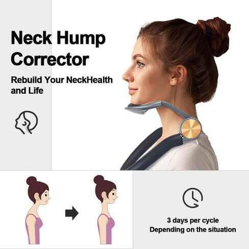 هيونلاي مصحح الرقبة قابل للتعديل لتخفيف الضغط في العمود الفقري وتحسين وضعية الرقبة الامامية (جديد 2023) in Kuwait
