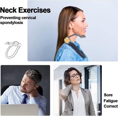 هيونلاي مصحح الرقبة قابل للتعديل لتخفيف الضغط في العمود الفقري وتحسين وضعية الرقبة الامامية (جديد 2023) in Kuwait