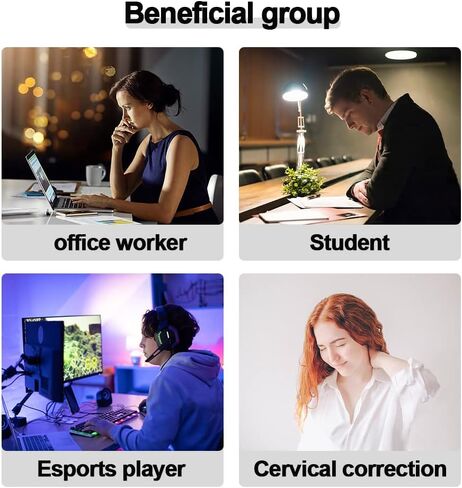 هيونلاي مصحح الرقبة قابل للتعديل لتخفيف الضغط في العمود الفقري وتحسين وضعية الرقبة الامامية (جديد 2023) in Kuwait