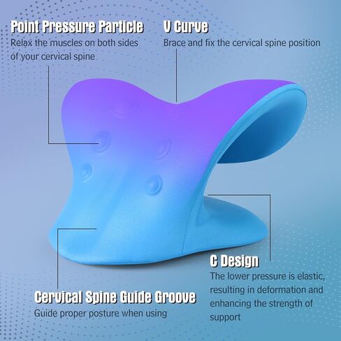 جهاز استرخاء الرقبة والكتف من جوينرجي، جهاز سحب عنق الرحم لتخفيف آلام المفصل الفكي الصدغي ومحاذاة العمود الفقري العنقي، وسادة العلاج بتقويم العمود الفقري in Kuwait