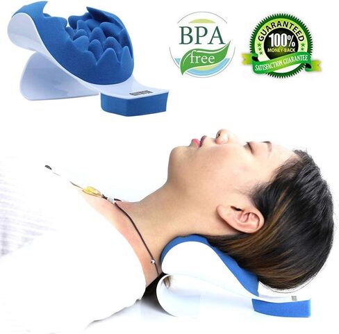 REARAND® Neck and Shoulder Relaxer,Neck Pain Relief,Tension Headache Relief,Neck Support,Neck Traction Pillow Chiropractic Pillow and Cervical Spine Alignment,TMJ in Saudi Arabia