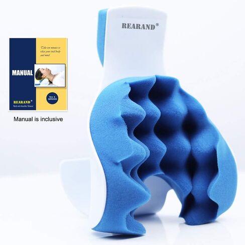 REARAND® Neck and Shoulder Relaxer,Neck Pain Relief,Tension Headache Relief,Neck Support,Neck Traction Pillow Chiropractic Pillow and Cervical Spine Alignment,TMJ in Saudi Arabia