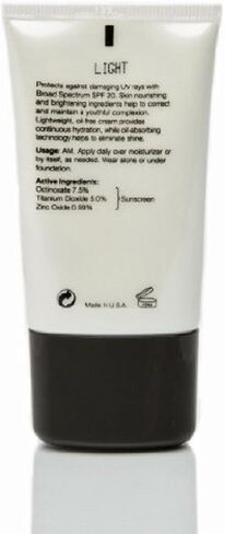 كريم ProBeautyCo لتفتيح اللون وتصحيح CC بتغطية متوسطة بعامل حماية من الشمس SPF 20 - 4 في 1 - مرطب كريم أساس واقٍ من الشمس ومضاد للشيخوخة (خفيف) in Saudi Arabia