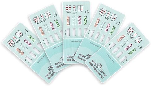 (5 Count) Easy@Home 4 Panel Dip Test Kits - Instant Urine Testing - #EDOAP-144-5P in Saudi Arabia
