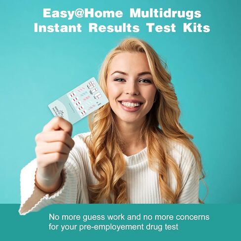 (5 Count) Easy@Home 4 Panel Dip Test Kits - Instant Urine Testing - #EDOAP-144-5P in Saudi Arabia