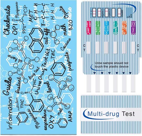 طقم اختبار مخدرات البول بريجمات 6 لوحات (5 عدد) in Kuwait
