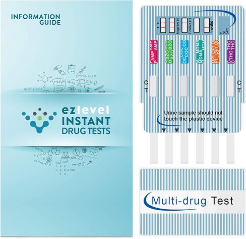 مجموعة أدوات اختبار الأدوية المتعددة للبول من المستوى السادس من EZ (عدد 3) in Kuwait