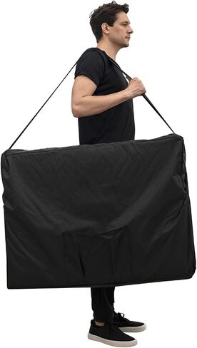 Massage Table Spa Bed, Professional Portable Memory Foam 3D Embossed Table W/ Headrest, Face Support, Armrests and Carrying Case, 2 Folding Face Cradle in Facial Salon Clinics (30" X 75")--Wooden in Saudi Arabia
