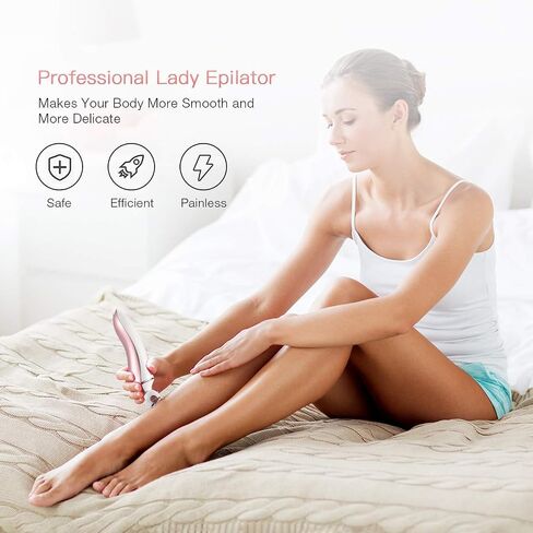 CLEVER BRIGHT Electric Razors for Women IPX7 Waterproof 6 in 1 Electric Shaver for Women Painless Body Hair Removal Bikini Trimmer for Legs Underarms and Bikini AreaRechargeable Cordless Wet/Dry in Saudi Arabia