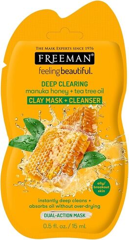 Freeman Facial Manuka Honey + Tea Tree Clay Mask (Pack of 1) in Kuwait