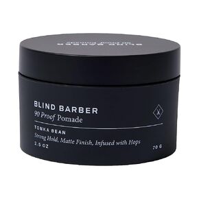 Blind Barber 90 Proof Hair Pomade for Men - Strong Hold, Natural Finish - Water-Based Pomade for Men with Hops & Tonka Bean - Free of Greasy Oils, Easy to Use Matte Pomade - (2.5 Oz) in Saudi Arabia