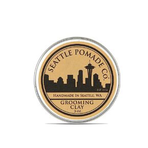 Seattle Pomade Co. Grooming Clay for Hair - USDA Certified, Made With Organic Essential Oil and Extracts in Saudi Arabia