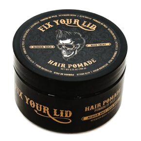 Fix Your Lid Hair Pomade for Men - Water Based Pomade with Medium Hold and Hight Shine - Match all Mens Hair Types - Easy To Wash Out - 1.7 Oz