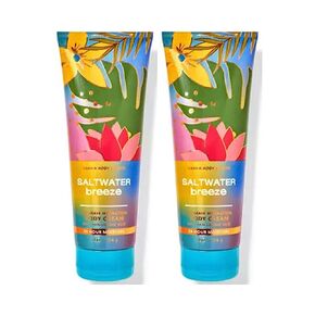 Bath and Body Works Saltwater Breeze Body Cream Ultimate Hydration Gift Set For Women 2 Pack 8 Oz. (Saltwater Breeze) in Kuwait
