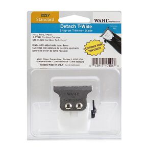 Wahl Professional Detach T Wide Snap On Trimmer Blade – For the 5 Star Series Cordless Detailer for Professional Barbers and Stylists -Model 2227 in Kuwait