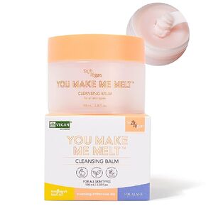 SoloVegan You Make Me Melt Cleansing Balm Make Up Remover 100ml Eye Makeup Remover Korean Skincare Cleanser Makeup Remover Balm I K-beauty I Vegan in Saudi Arabia