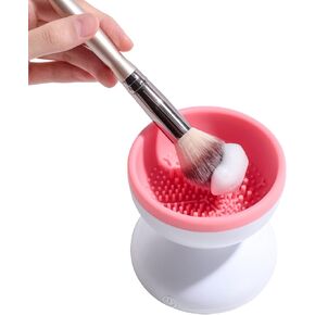 ون ليف مجفف كهربائي ممتاز لتنظيف فرش المكياج بسرعة فائقة - ادوات تنظيف فرش اوتوماتيكية محمولة لجميع الاحجام من بيوتي واي in Kuwait