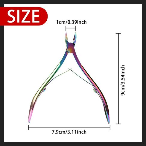 YEEPSYS Professional Cuticle Cutter & Pusher Trimmer Manicure Tools, Perfect Nail Care Tool for Manicure & Pedicure Beauty at Home/Spa/Saloon(B) in Kuwait