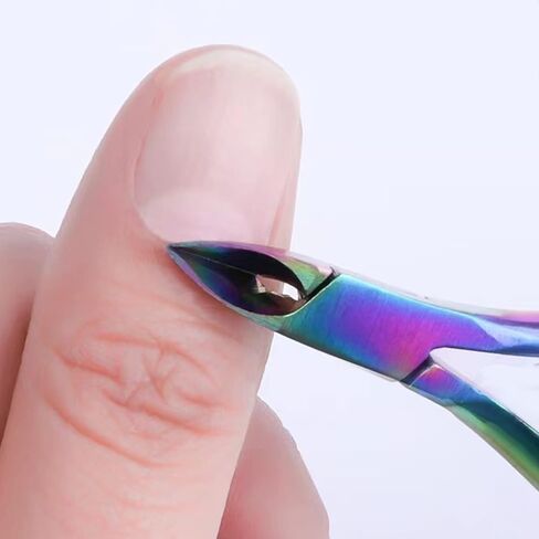 YEEPSYS Professional Cuticle Cutter & Pusher Trimmer Manicure Tools, Perfect Nail Care Tool for Manicure & Pedicure Beauty at Home/Spa/Saloon(B) in Kuwait