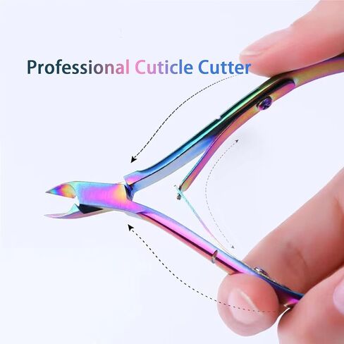YEEPSYS Professional Cuticle Cutter & Pusher Trimmer Manicure Tools, Perfect Nail Care Tool for Manicure & Pedicure Beauty at Home/Spa/Saloon(B) in Kuwait