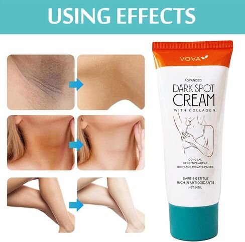 ROUSHUN Underarm Cream, Body Cream - Nourishes Moisturizes Underarm, Neck, Knees, Elbows, Between Legs 2 fl.oz in Saudi Arabia