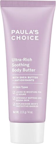 زبدة الجسم الملطفة الغنية للغاية بفيتامين C وE وزبدة الشيا والسكوالين للبشرة الحساسة والجافة، 4 اونصة من باولاس كلينيكال in Kuwait