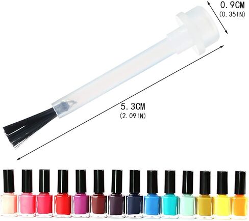 يو سبيدي - 100 قطعة من فرشاة سائل بديلة لمسحوق غمس الأظافر، فرشاة بديلة لطلاء الأظافر، مجموعة فرش سائل لمسحوق غمس الأظافر (أسود) in Kuwait