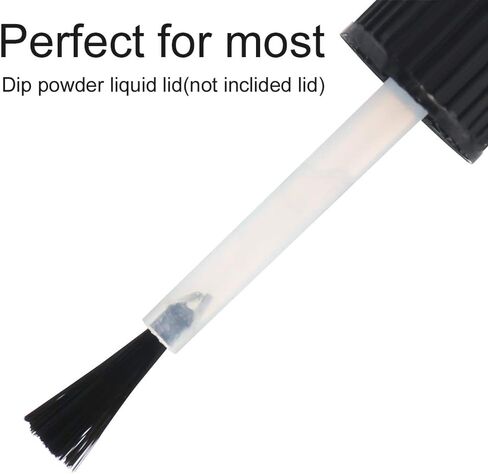 يو سبيدي - 100 قطعة من فرشاة سائل بديلة لمسحوق غمس الأظافر، فرشاة بديلة لطلاء الأظافر، مجموعة فرش سائل لمسحوق غمس الأظافر (أسود) in Kuwait