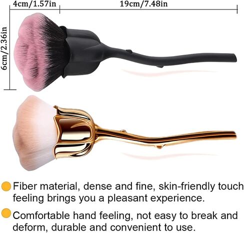 DANNEASY 2pcs Nail Dust Brush Nail Brushes for Cleaning Nail Powder Brush Nail Duster Large Makeup Brush Blush Brush Nail Art Brushes Nail Tools Kit in Saudi Arabia