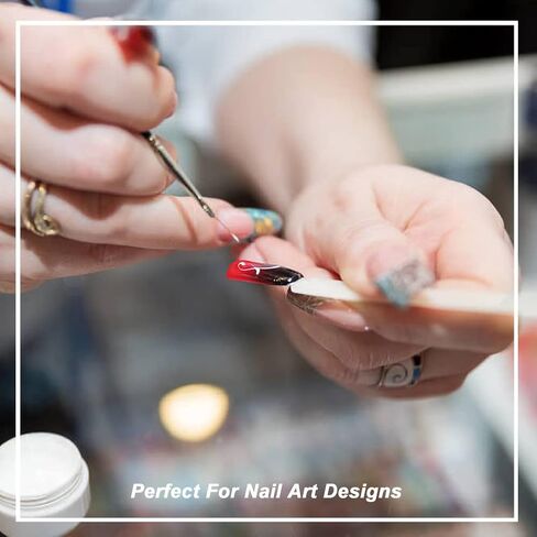 مجموعة فرش طلاء الأظافر مكونة من 3 قطع فرشاة تخطيط للأظافر للخطوط الرفيعة والطويلة، طلاء جل للأشعة فوق البنفسجية، فرش تصميم لتحديد الخطوط، قلم رسم منقط، فرش أظافر لفن الأظافر (7/9/12 مم) in Kuwait