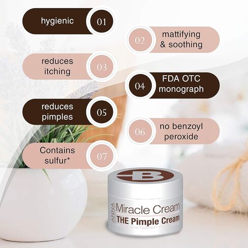 Anna Guanche MD Miracle Cream - Acne Treatment that Quickly Reduces Pimples & Redness in Saudi Arabia