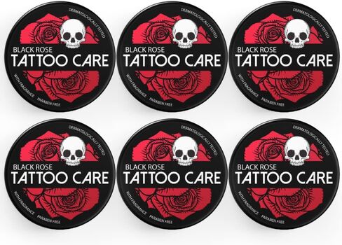 Makra Black Rose – Aftercare & Brightener Ointment - for New & Older Tattoos – Protects and Deeply Moisturizes – Enhances Colors, Prevents Fading, Brings Back Shine - 1.2 Oz/35 g in Kuwait