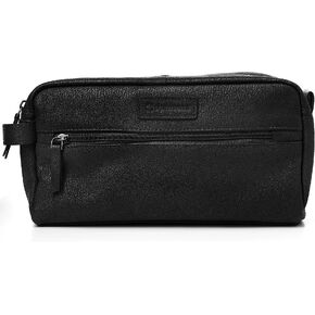 حقيبة أدوات الزينة من الجلد الطبيعي من Alpine Swiss Sedona طقم أدوات الحلاقة Dopp Kit حقيبة سفر in Kuwait
