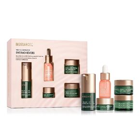 Biossance Overachievers Set. Squalane + Lactic Acid Resurfacing Night Serum Bundle with Travel Size Best Sellers to Hydrate, Exfoliate and Smooth Fine Lines (5 items) in Saudi Arabia