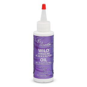 CB Smoothe Wild Jamaican Black Castor Oil - Healthy Hair Growth Serum With Biotin, Niacin, & Rosemary - Promotes Scalp Circulation & Natural Growth - Lightweight, Non Greasy Formula - 4oz Bottle