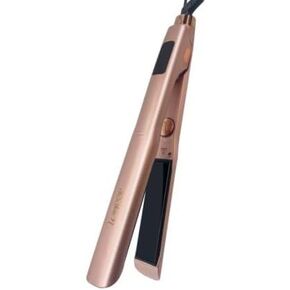 WAVYPOP 1.25" 2-in-1 Titanium Flat Iron Hair Straightener Styler & Curling Wand | Professional Nano Titanium Straightening Curler Hair Iron with Ceramic Heater | Dual Voltage & Adjustable Temp