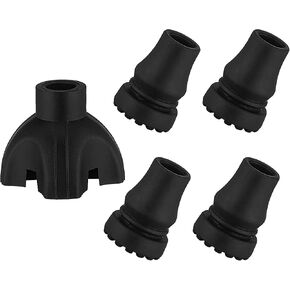Cane Tips - Anti Slip Canes Base for Crutch 5/8 inch - Shock Absorbing Replacement Tip Base for 16mm Hole Diameter - by YAPASPT in Saudi Arabia