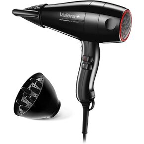 Valera, Swiss Silent Jet Light 7500, Professional Hairdryer, Ionic Hairdryer with Powerful PM Pro Motor, 6 Temperature and Airflow Settings, Flexible Anti-Twisting Cable, 1600 W, Black in Saudi Arabia
